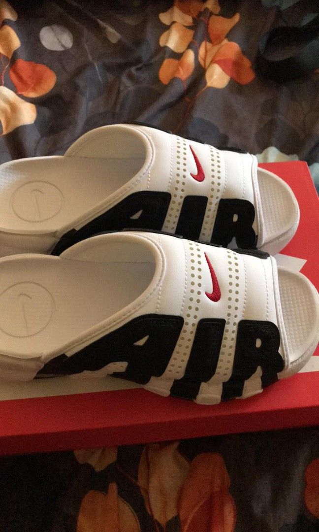NIKE AIR MORE UPTEMPO SLIDE Men s Fashion Footwear Slippers