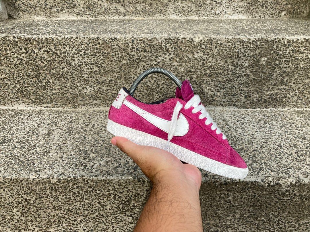 Nike blazer low shop vintage suede pink