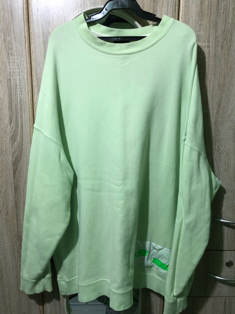 Nike NSW Engineered Vapor Green Sweatshirt Men s Fashion Coats Jackets and Outerwear on Carousell