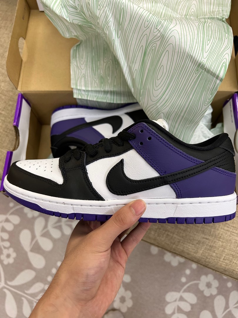 Nike sb dunk court purple Men #39 s Fashion Footwear Sneakers on Carousell