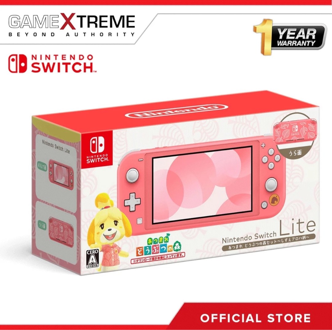 Switch lite with sales animal crossing bundle