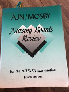 For the NCLEX-RN Exam: Nursing Boards Review bu AJN/Mosby_8th Edition