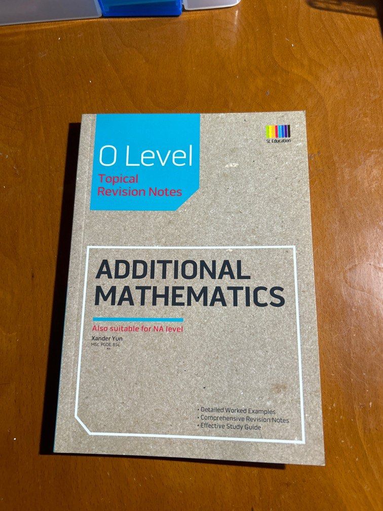 O Level Topical Revision Notes A MATHEMATICS, Hobbies & Toys, Books ...