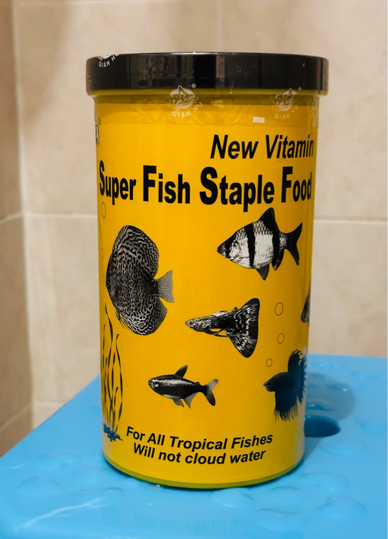 Ocean Free Super Fish Staple Food 200g Aquarium Flake, Pet Supplies, Pet Food on Carousell