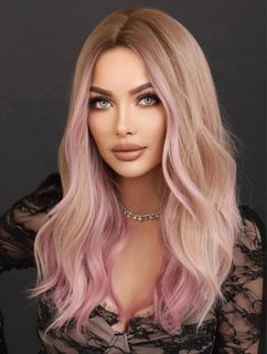 Ombre Pink Women’s Wig