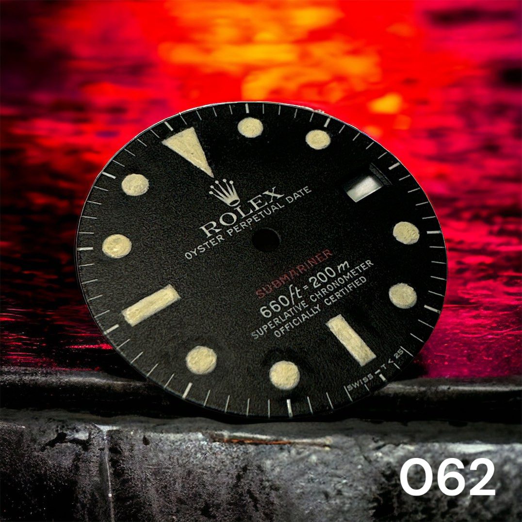 Original Rolex 1680 Vintage Submariner Red Submariner Writing