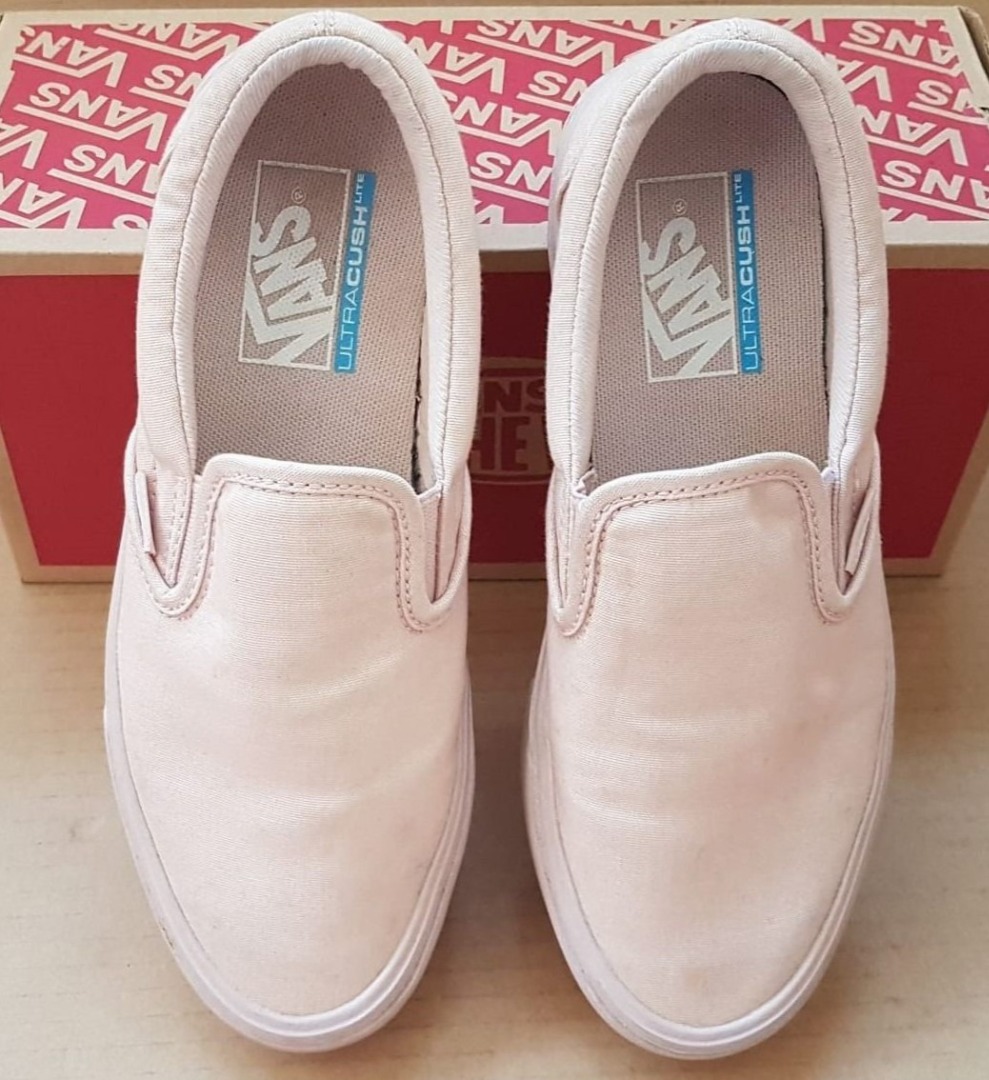 White slip new arrivals on vans sale