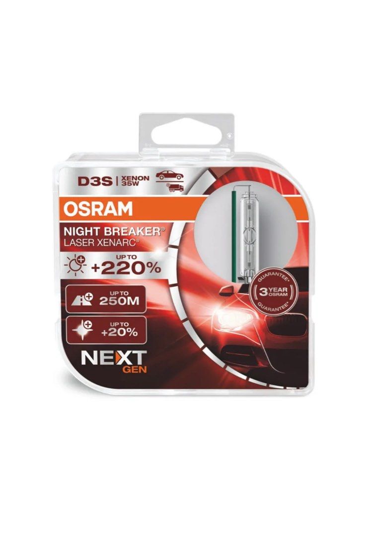 Osram Night Breaker Laser Xenarc D3S, Car Accessories, Electronics
