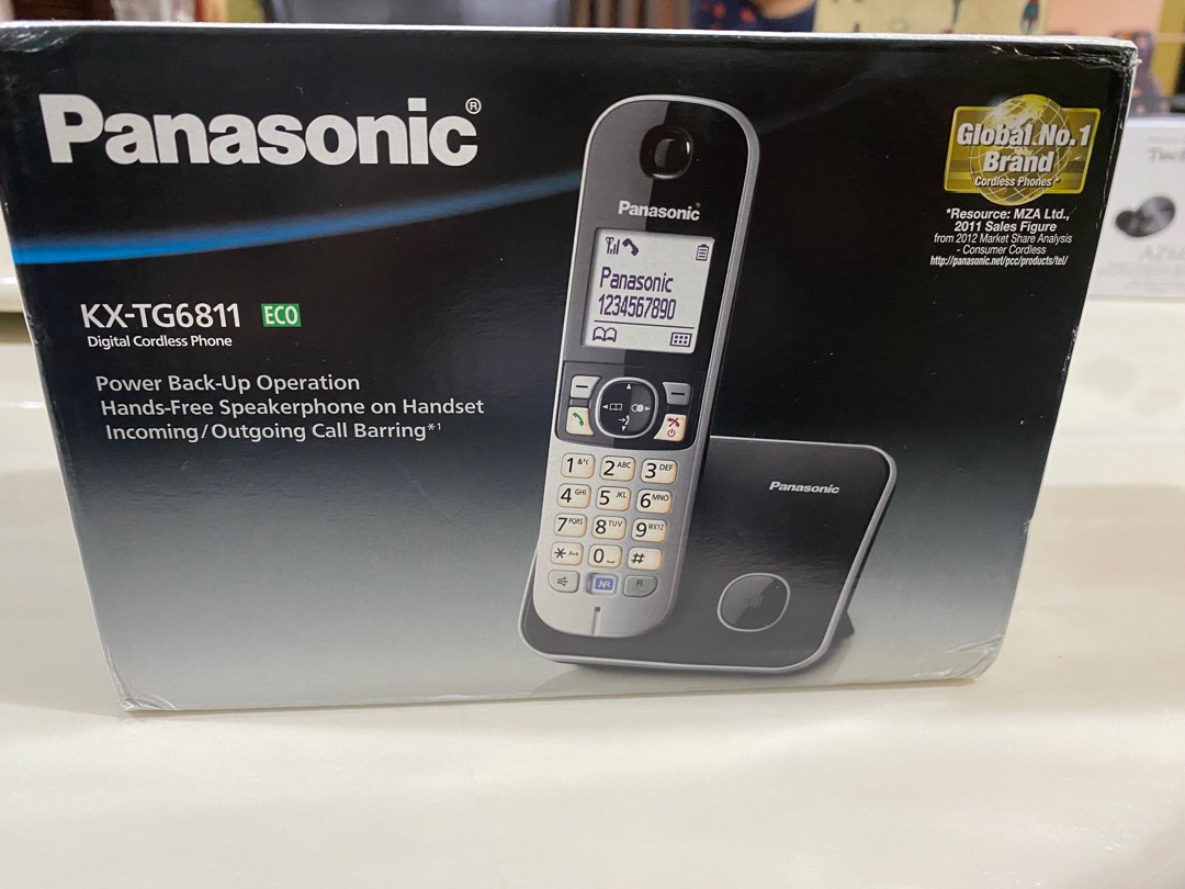 Panasonic Dect Phone KX-TG6811, Computers & Tech, Office & Business  Technology on Carousell