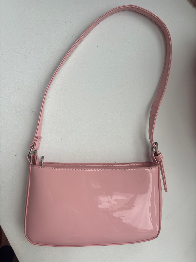 Pink baguette bag Women s Fashion Bags Wallets Shoulder Bags