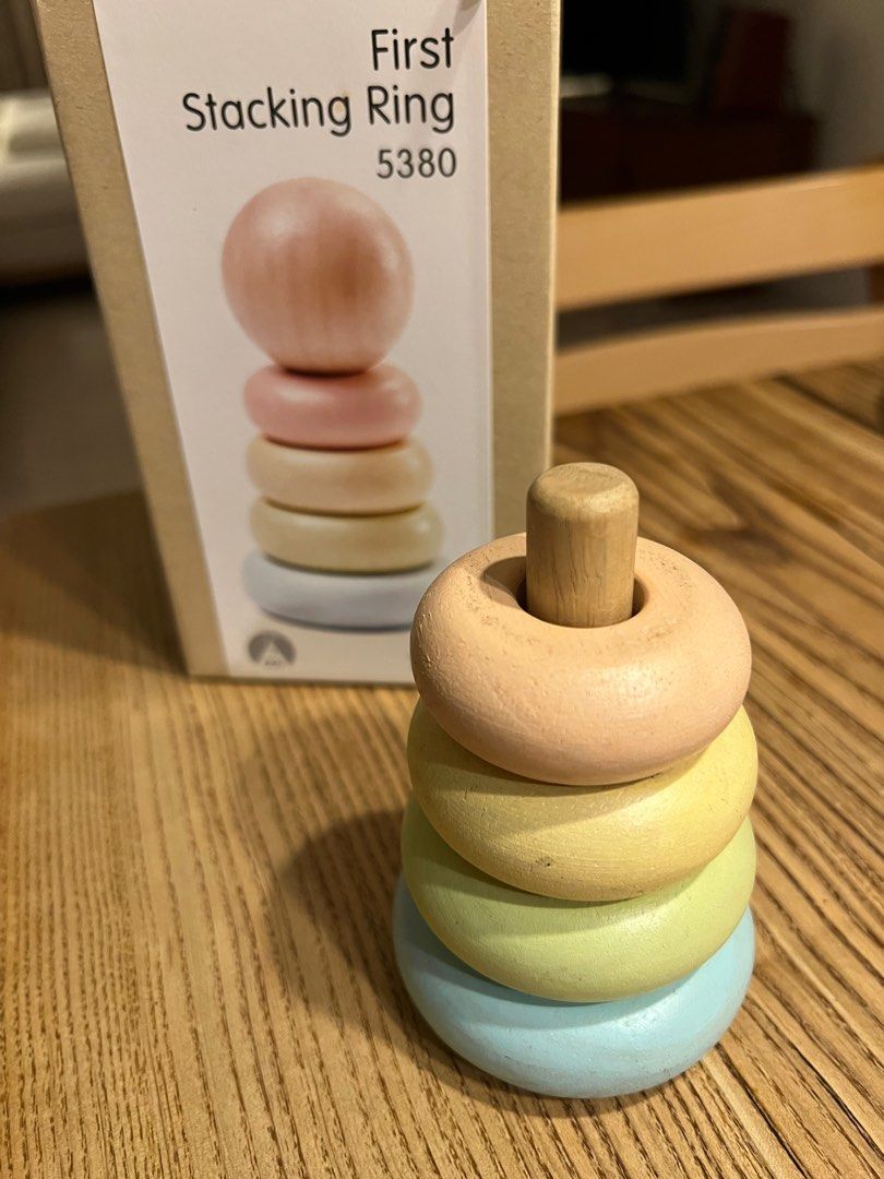 Plan Toys First Stacking Ring, Hobbies & Toys, Toys & Games on Carousell