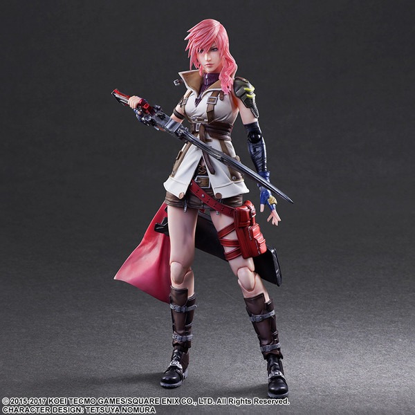 Play Arts Kai Lightning from FFXIII Dissidia Hobbies Toys