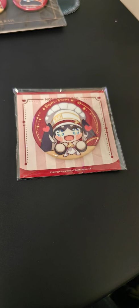 Pom-Pom HSR Kith collab badge, Hobbies Toys, Toys Games on
