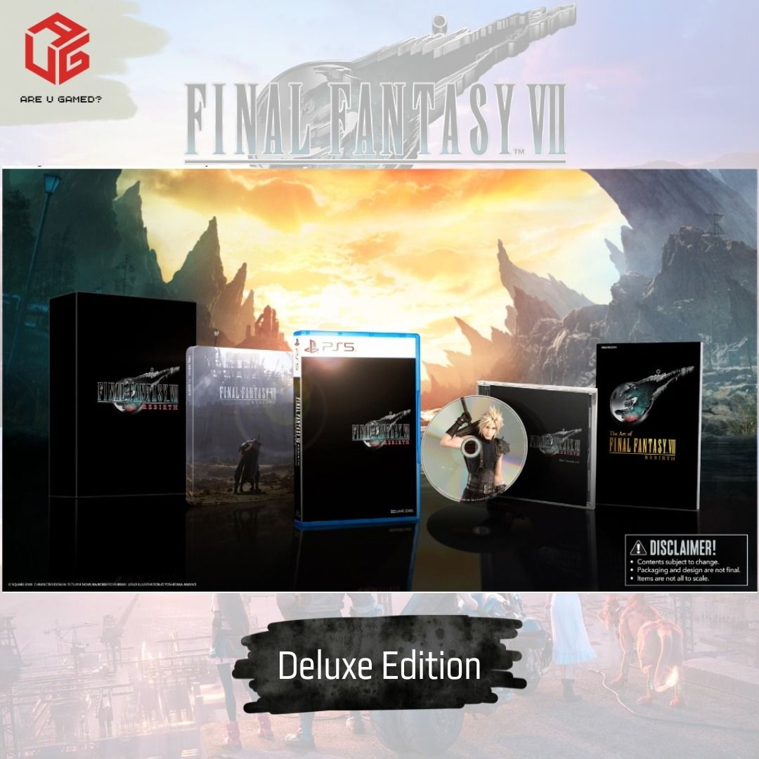 Pre-order* Final Fantasy VII Rebirth Deluxe Edition - PS5, Video Gaming,  Video Games, PlayStation on Carousell