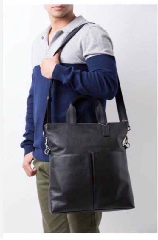 Coach charles foldover tote clearance