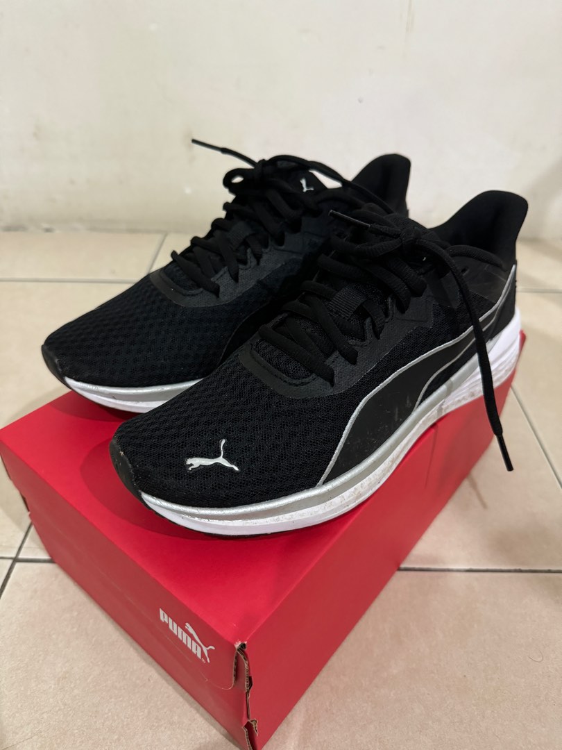 puma black shoes