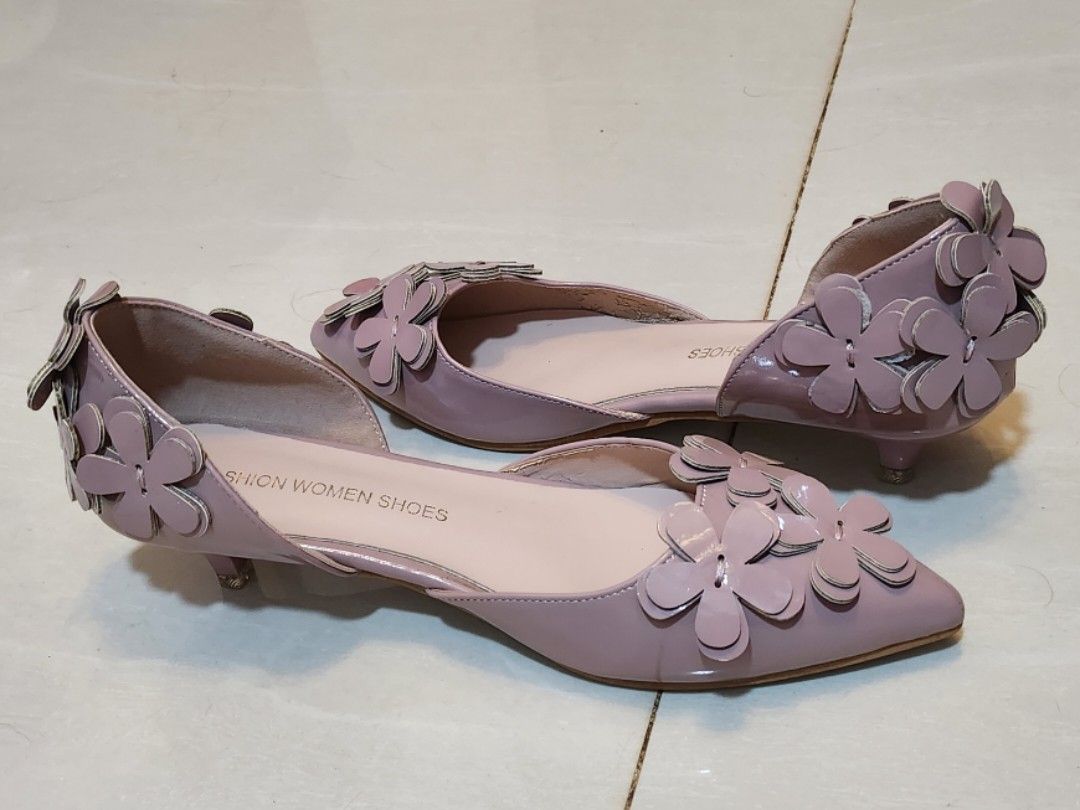 Purple flat discount shoes for ladies