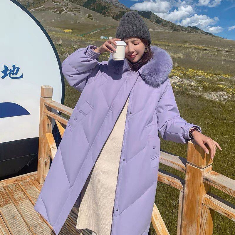 Mauve online winter coat