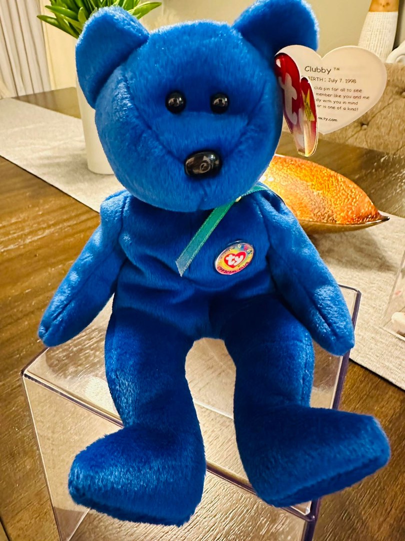 Rare 1998 TY Beanie Baby Clubby Hobbies Toys Memorabilia
