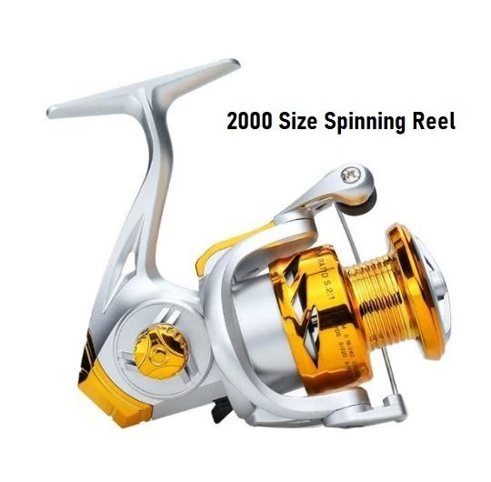 Ready Stock* Strong Durable 2000 series Small Size Spinning Fishing Reel,  Sports Equipment, Fishing on Carousell
