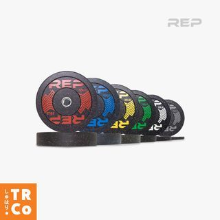REP Pinnacle Bumper Plates Crumb Rubber Weight Plates for Olympic Weightlifting, Cross-Training