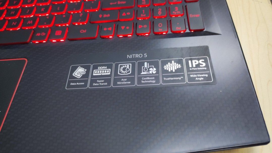 RX 560X Acer Nitro 5 Acer Nitro 5 Ryzen 7