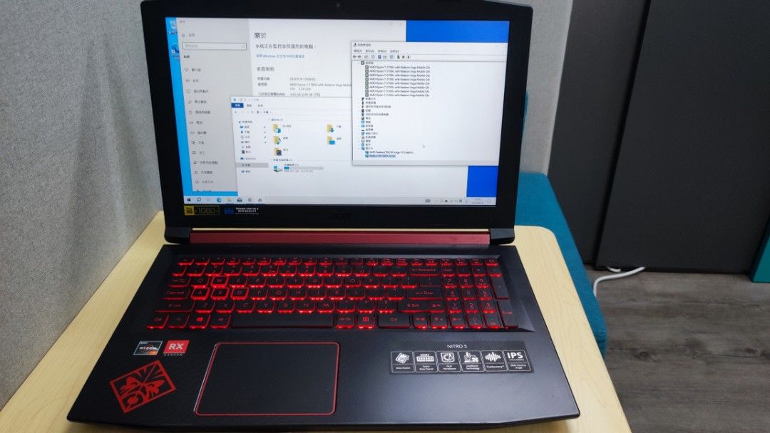 RX 560X Acer Nitro 5 Acer Nitro 5 Ryzen 7