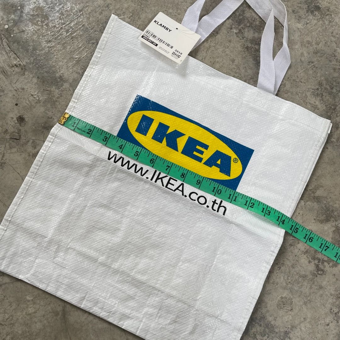 SALE IKEA KLAMBY THAILAND STORE TOTE BAG RECYCLE PLASTIC BRAND NEW SWEDEN FASHION HANDBAG