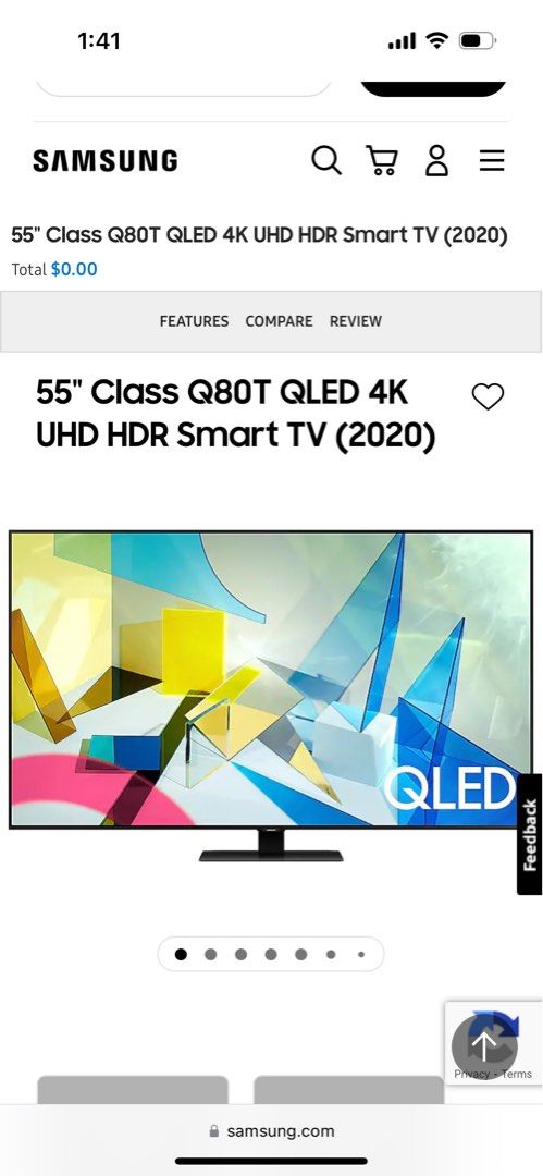 Samsung Q80T 55”, TV & Home Appliances, TV & Entertainment, TV on Carousell