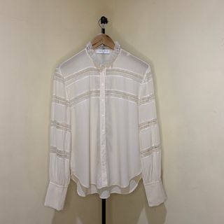 SANDRO silk lace shirt
