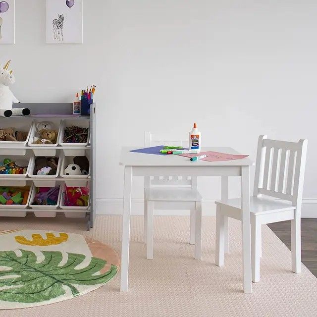 Scandi table & chairs (Category: Tables & Sets) located in Valenzuela. Submitted by mhegz.25 (Listing ID 1277996356, Image 2). Description: Permission to post admin Thank you.. Scandi Table & Chairs Solid Wood 2 seats children table & chairs For kinder garten child study table & chairs 12 MM MDF BOARD + PINE WOOD LEGS WITH WATER BASE PAINT. Colors: WHITE & GRAY TABLE: 60x60x59 cm ( LWH ) CHAIR: 33 cm setting height You can add to cart online #tab