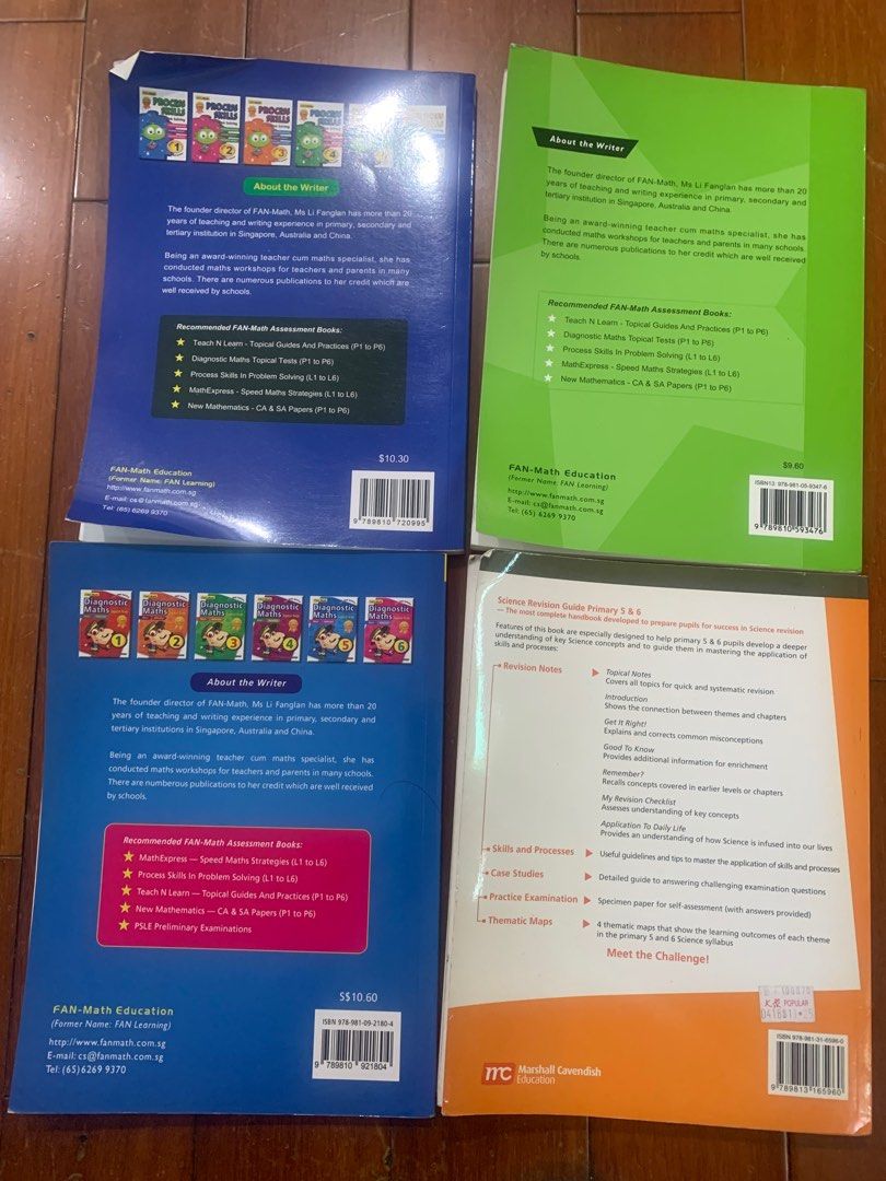 Secondary 5 Math Secondary 5 math and science assessment books, Hobbies & Toys, Books ...