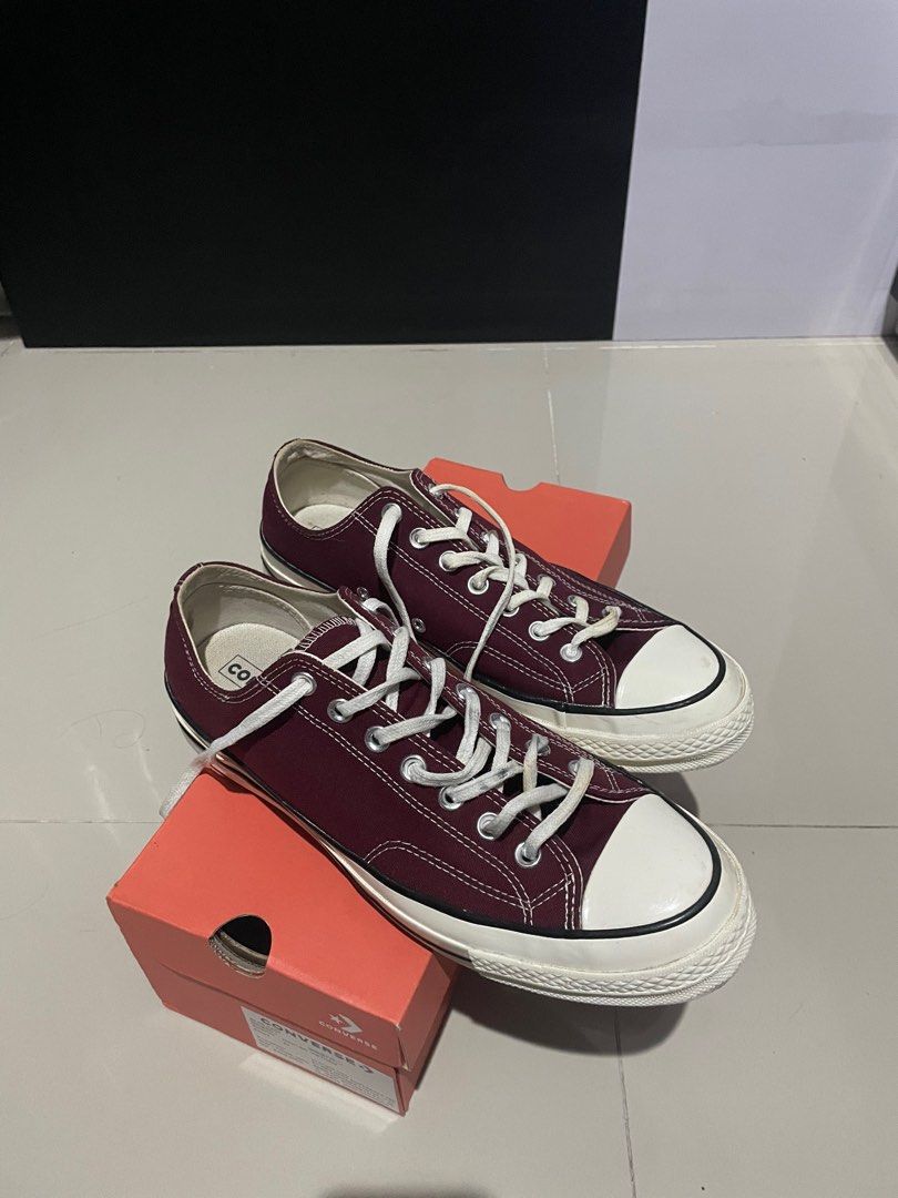 Converse 70s Sepatu Converse Maroon Buy Converse Chuck 70 High
