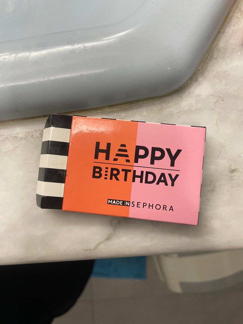 Sephora birthday blush (Category: Makeup) located in Quezon City. Submitted by jujuloco (Listing ID 1277942728, Image 2). Description: Brand new Sephora happy birthday blush Gcash and bpi mode of payment Shipping costs care of buyer .