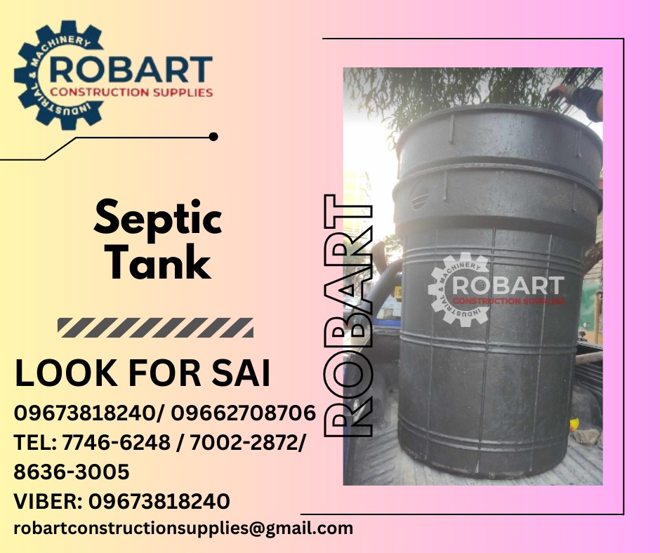 Septic Tank Commercial Industrial Construction Tools Equipment On Carousell