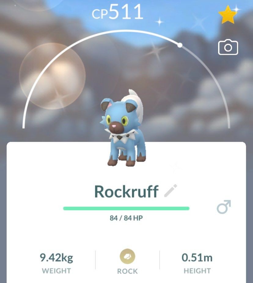 SHINY ROCKRUFF DUSK FORM Pokemon Go, Video Gaming, Video Games, Others