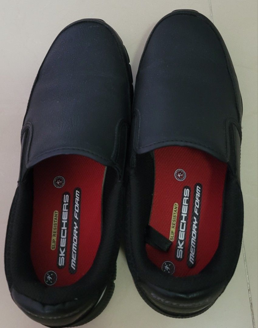 Memory foam slip new arrivals resistant work shoes