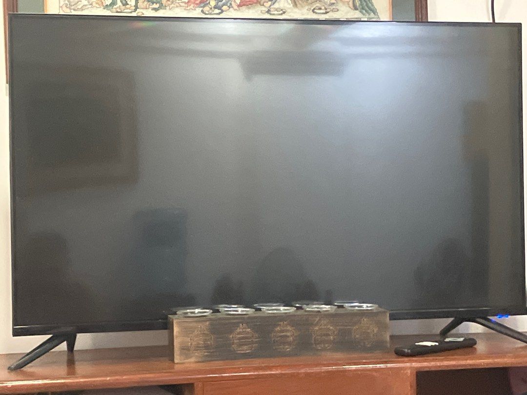 SMART TV (Category: Other Home Appliances) located in Muntinlupa City. Submitted by She_loved (Listing ID 1263793178, Image 1). Description: XITRIX 43 inches Smart TV Used for less than 1 yr RFS: bought new tv .