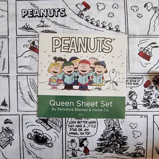 Snoopy Peanuts Brand New Queen Size Bed Sheet