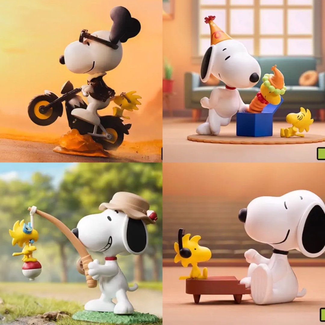 SNOOPY THE BEST FRIENDS FIGURINES POPMART / FULL SET / SINGLE BLIND BOX /  able to choose design