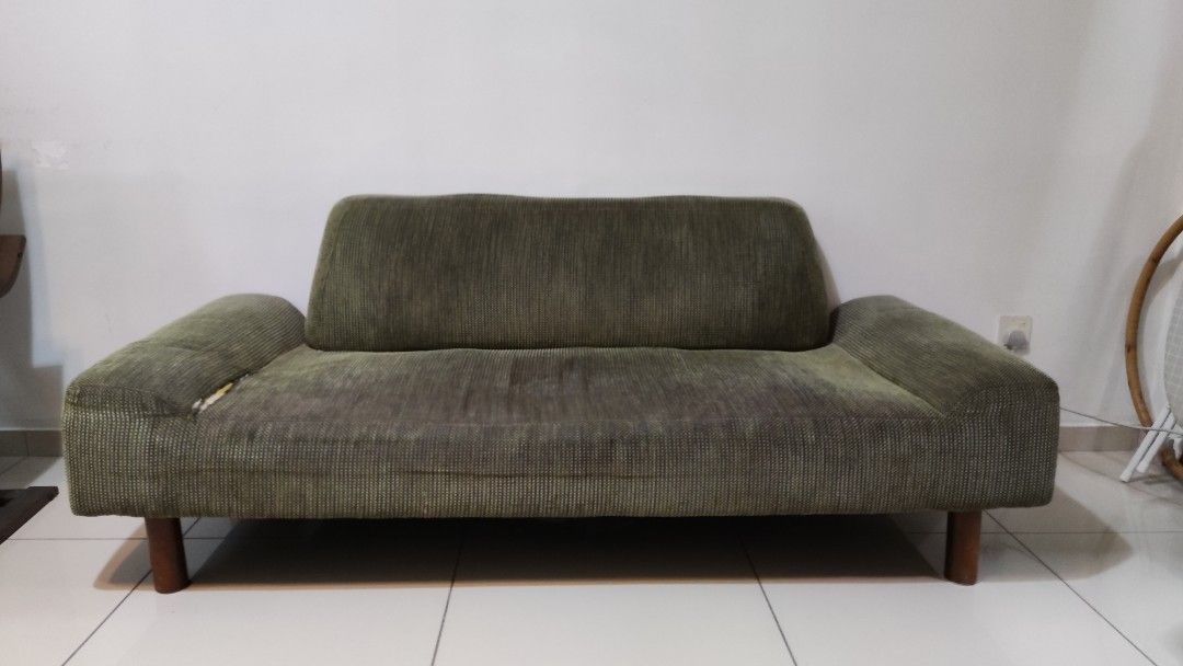 URGENT SALE 3SEATER GREEN SOFA