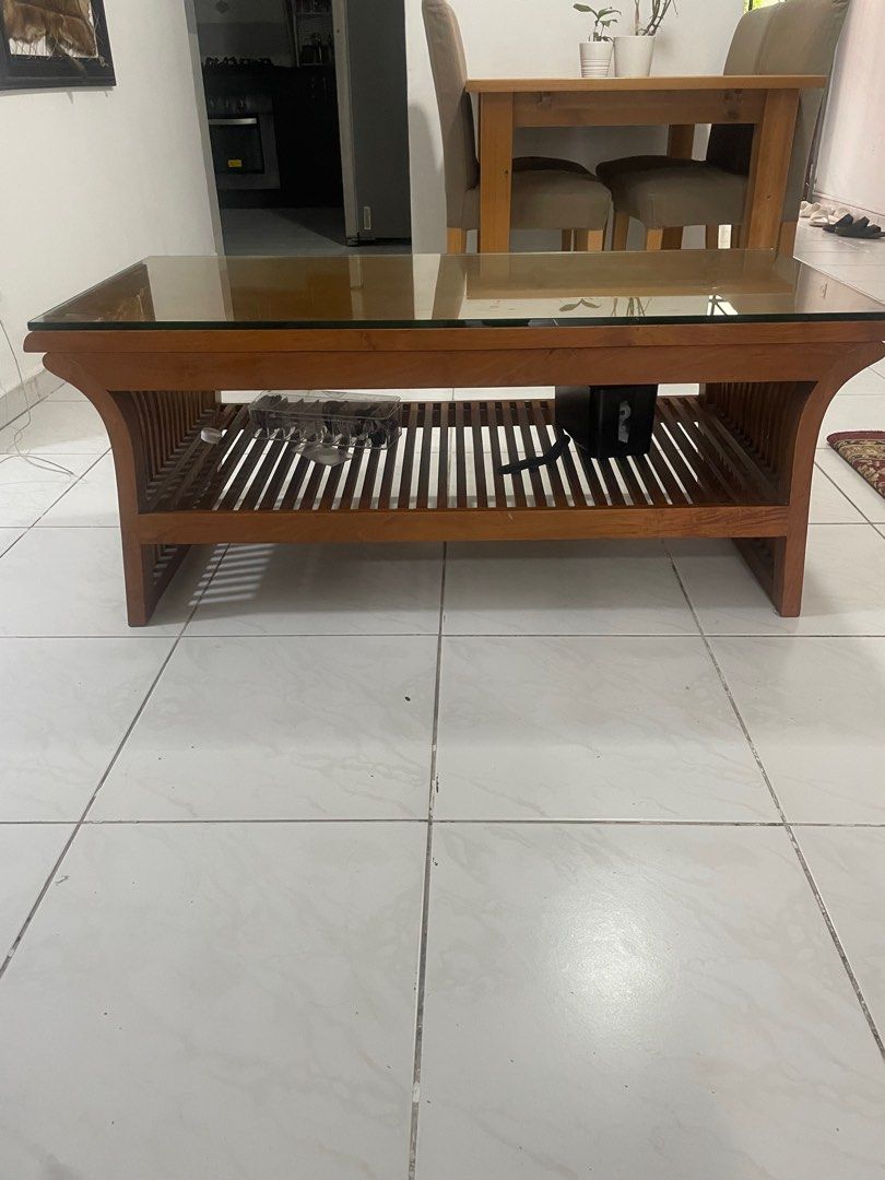 Solid Wood Coffee Table, Furniture Home Living, Furniture