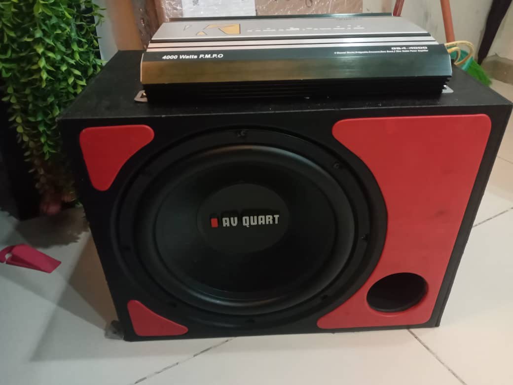 Sound system kereta. Amp kole 4chanel,, Audio, Other Audio Equipment on