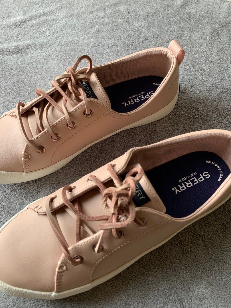 Sperry Womens Crest Vibe Rose Dust Sneakers Fesyen Wanita Sepatu