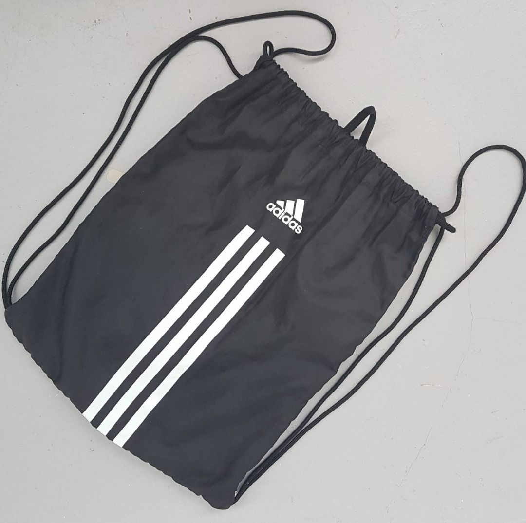 Sports Equipment Adidas Drawstring Bag with side Zipper