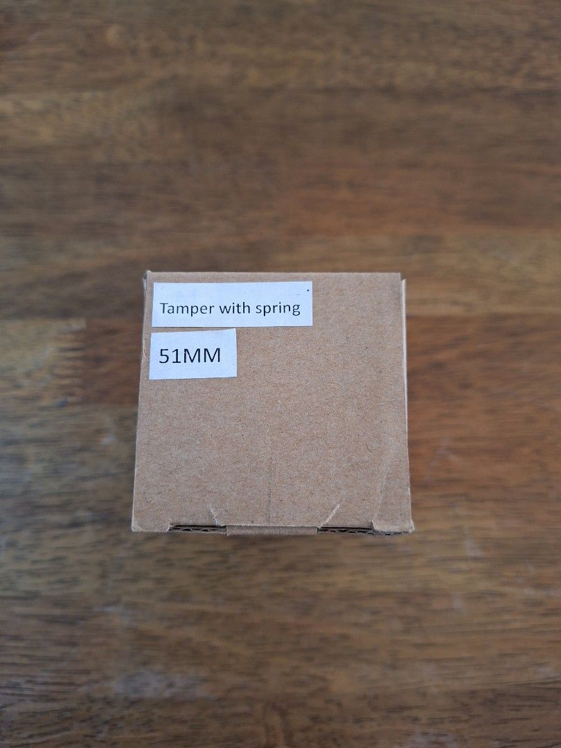 Spring-Calibrated Tamper BLACK 51MM (Category: Coffee Machines & Makers) located in Taguig. Submitted by raekshin (Listing ID 1277950160, Image 3). Description: *tamper with spring *never used, wrong size *price negotiable Rfs: not my portafilter size.
