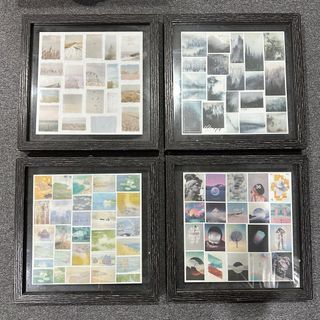 Square Wooden Frames (10x10”) - 4pcs set