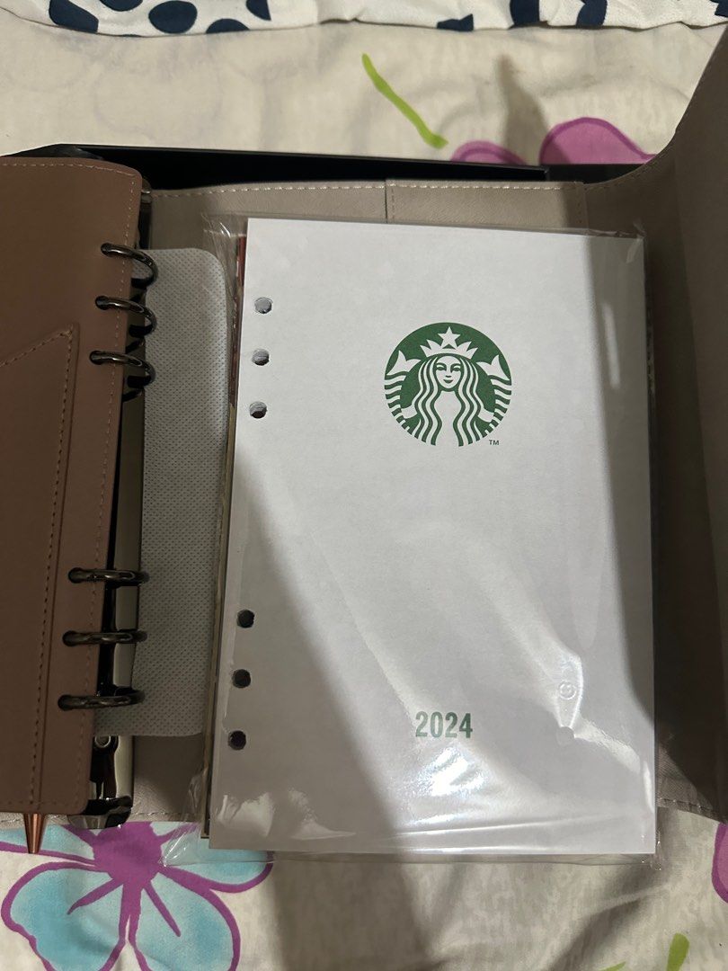 starbucks 2024 planner grey, Hobbies & Toys, Stationary & Craft
