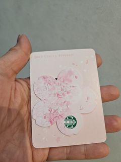 Starbucks Cherry Blossoms card 2023