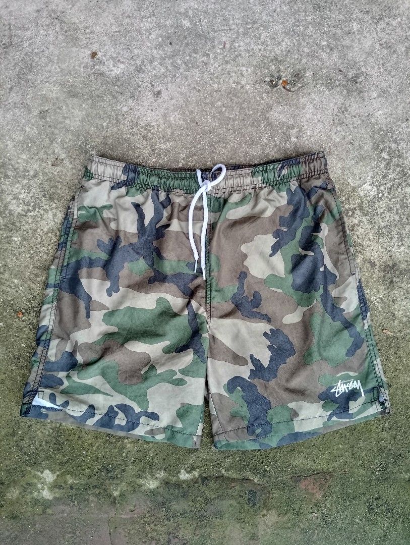 Stussy camo sale water short
